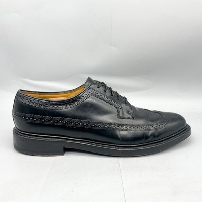 Florsheim Imperial Mens 12 Black Leather Wingtip Oxford  display picture 2