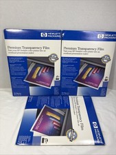 HP Hewlett Packard Premium Transparency Film DeskJet Color Printer 150 Sheets