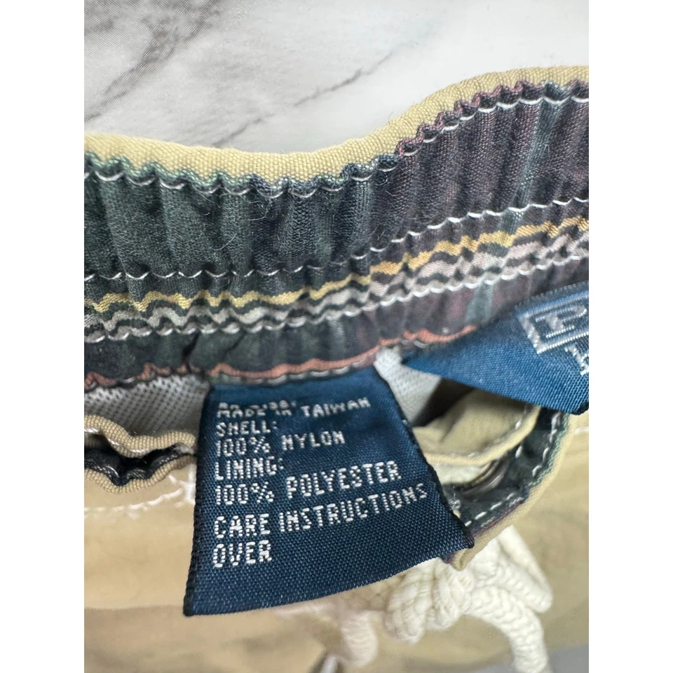 Bermuda de natação masculina Polo Ralph Lauren tamanho M logotipo pônei #G921 - Imagem 4 de 4