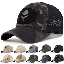Unisex Skull Embroidery Baseball Cap Adjustable Outdoor Casual Hat
