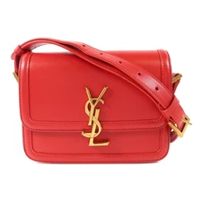 *15%OFF* SAINT LAURENT YSL Solferino Box Shoulder Bag FLY634306.1220 Calfski...