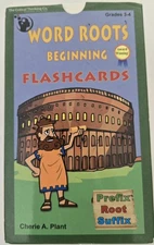 Critical Thinking Co. WORD ROOTS Beginning Flashcards  Grades 3-4~ Cherie Plant