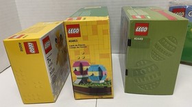 New Lego Easter Spring Builds 40449 Carrot House 40463 Bunny 40202 Chick 30579