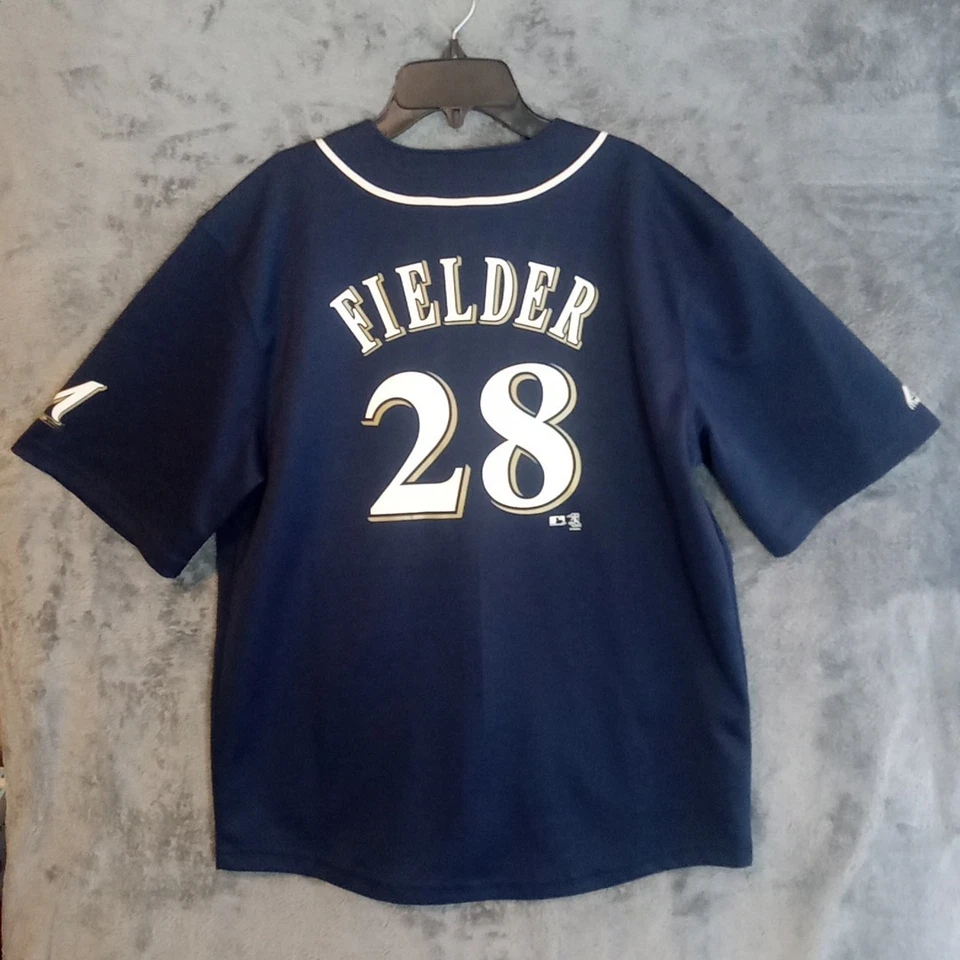 Camiseta majestuosa juvenil talla 18/20 de los Milwaukee Brewers Prince Fielder #28 Foto 2 de 4