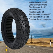 Verdickter gemusterter rutschfester Reifen für 10x2 76 5FB Roller mit starkem G – Bild 3