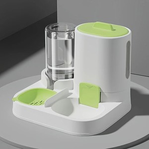 Pet Alimentation Distributeur d'eau Set Gravity Fed Food Water Bowl Automatic Dog Cat