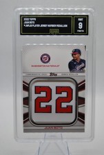 2022 Topps #JNM-JS Juan Soto Player Jersey Number Medallion - GMA 9