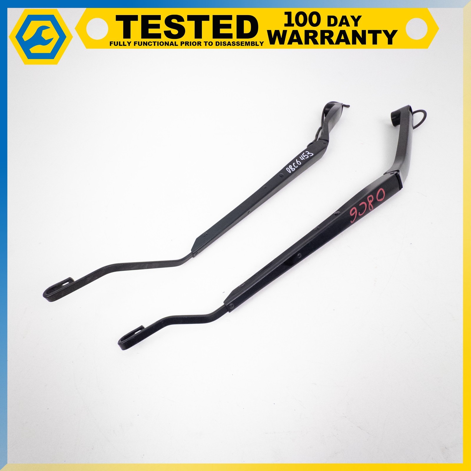 05-13 CHEVROLET CORVETTE C6 XLR LEFT RIGHT WINDSHIELD WIPER ARM BLADE SET OEM