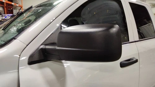13-23 Dodge RAM 1500 Left Driver Door Mirror (Black Textured) 6x9"