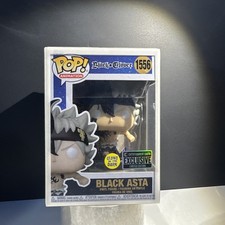 Funko Pop! Black Asta #1556, Black Clover, GITD, EE Exclusive, Animation