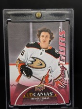Trevor Zegras 2021-22 Upper Deck Series 1 Hockey Young Guns Canvas #C117