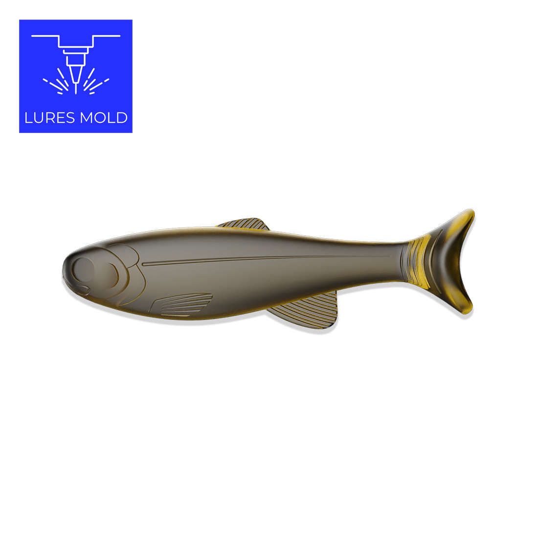 Bait DIY Fishing Mold Soft Plastisol Swimbait K182 5inch - Image 3