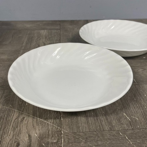 Juego de 2 ensaladeras de pasta Corelle Enhancements remolino blanco 8 1/2" - Imagen 2 de 8
