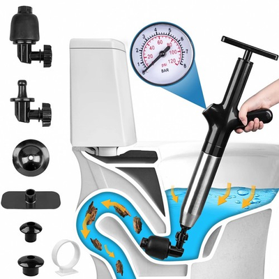 #ad #ad Manual Air Pressure Drain Unclogger for Toilets and Household Drains Non Elect $78.40