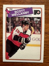 Scott Mellanby Rookie Card RC 1988-89 Topps #21. rookie card picture