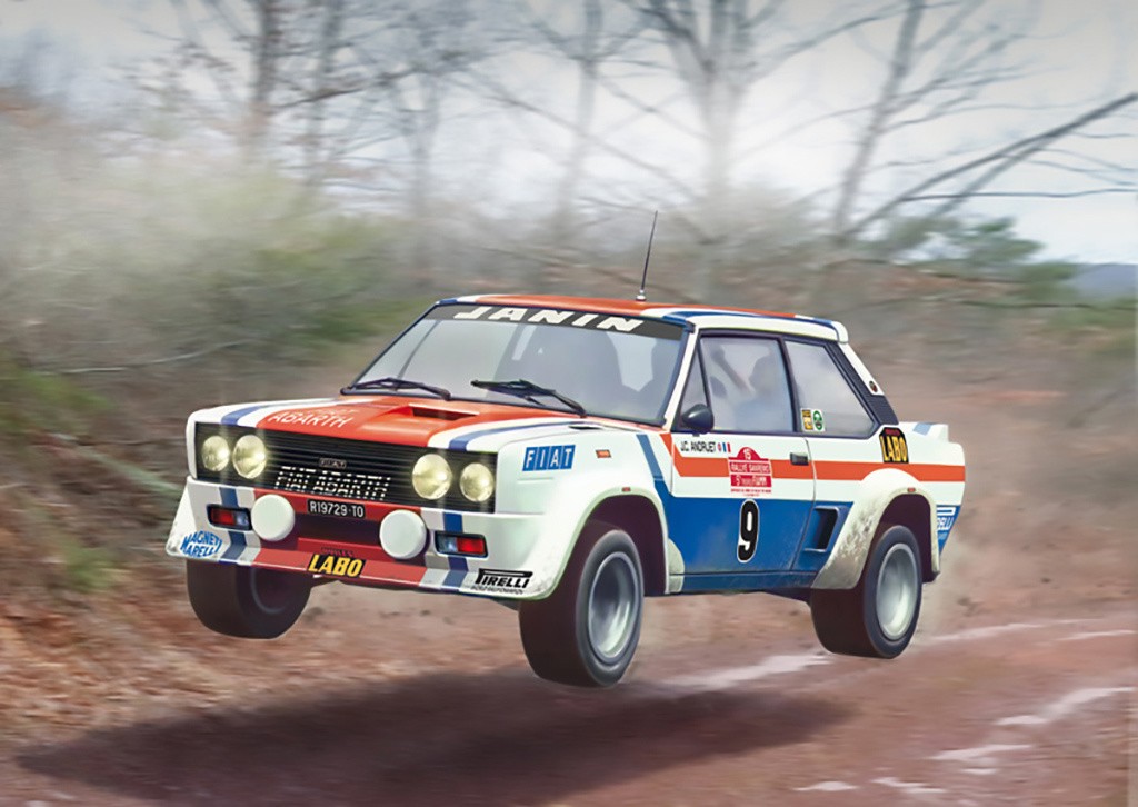 Italeri 1:24 Fiat 131 Abarth 1977 San Remo Rally Plastic Model Kit