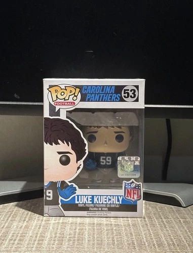 Funko Pop! NFL - Luke Kuechly 53 Carolina Panthers Vaulted with Pop Protector