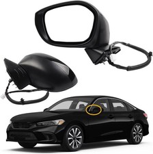 Driver Left Side Mirror Compatible with 2022-2025 Honda Civic with Power Glass,
