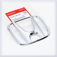 Genuine Honda Civic 2016-21 Front Grille Chrome Emblem Logo Badge 75700-tba-a00 Genuine Honda Civic 2016-21 Front Grille Chrome Emblem Logo Badge 75700-tba-a00