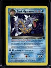 2000 Pokemon Team Rocket Dark Gyarados Prerelease Stamp Holo #8/82