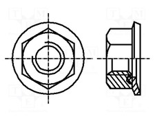 100 pcs BOSSARD B4/BN1365 Nut