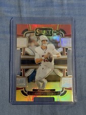 2023 Panini Select - Concourse Clayton Tune #2 Red & Yellow Prizm Die-Cut (RC)