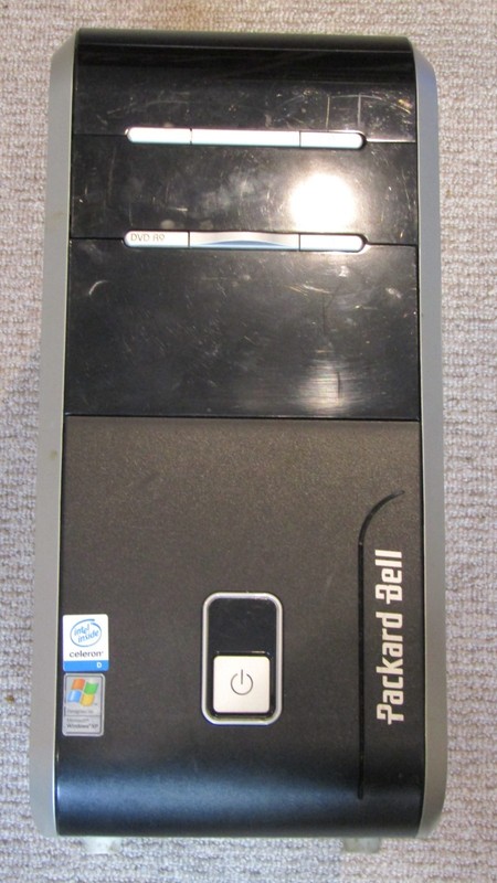 Vintage Packard Bell Intel Celeron D 2.93GHz Windows XP 2GB RAM NVIDIA MX200