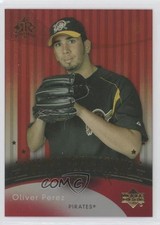 2005 Upper Deck Reflections Future Reflections Red 44/99 Oliver Perez #117 0k0