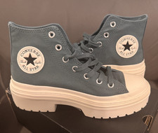 US Size 7 - Converse CTAS Lugged Heel Platform Lift Hi True Nature/Egret/Black