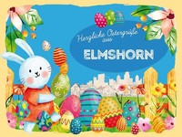 Holzschild 30X40 Cm Ostern OstergrüßE Elmshorn Deko Geschenk Holz Schild