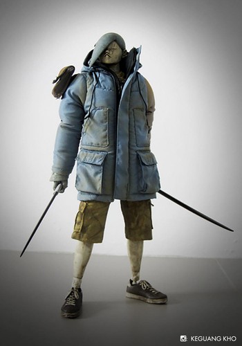 Stock action figure ThreeA 3A TOYS Seven Bones TK Kyoku 1/6 edizione limitata da collezione - Foto 8 di 8