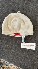 Janie and Jack Baby Girl Ivory Beret Size 0-3m, NWT