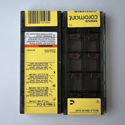 SANDVIK / N151.2-300-4E 1125 / Carbide Blade Set 10 Piece