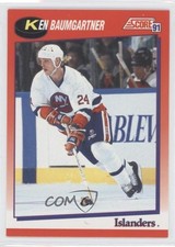 1991-92 Score Canadian Bilingual Ken Baumgartner #148 0f0