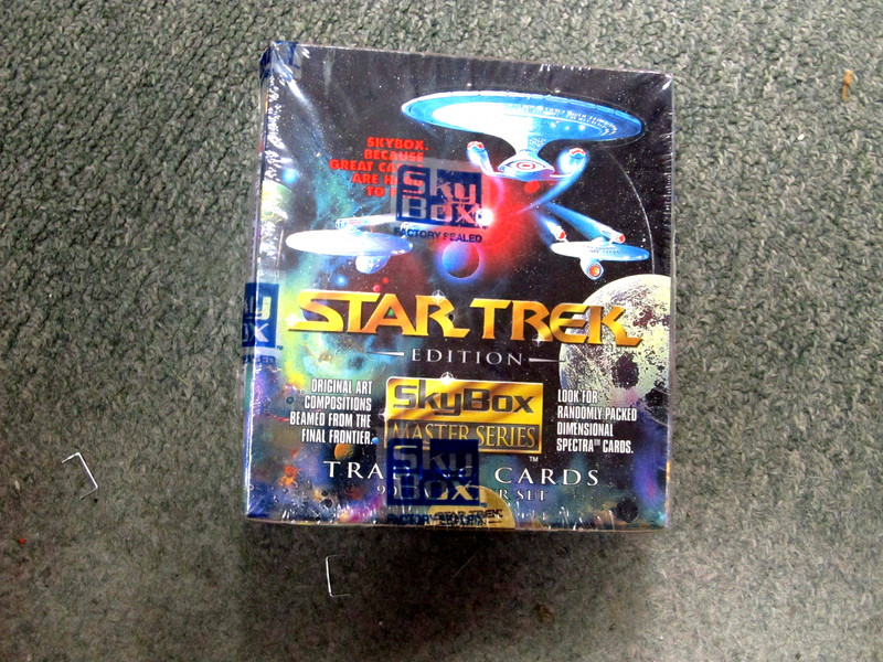 1993 STAR TREK "MASTER SERIES" UNOPENED FACTORY SEALED BOX of 36 PACKS--SKYBOX
