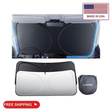 Amadaw Windshield Sun Shade for Sedans, SUVs  Trucks, Fit for Toyota, Chevr, Ho