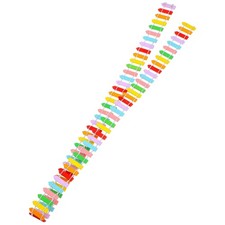 Wooden Mini Garden Fence Multicolored Picket Fence for Landscaping Edging Border