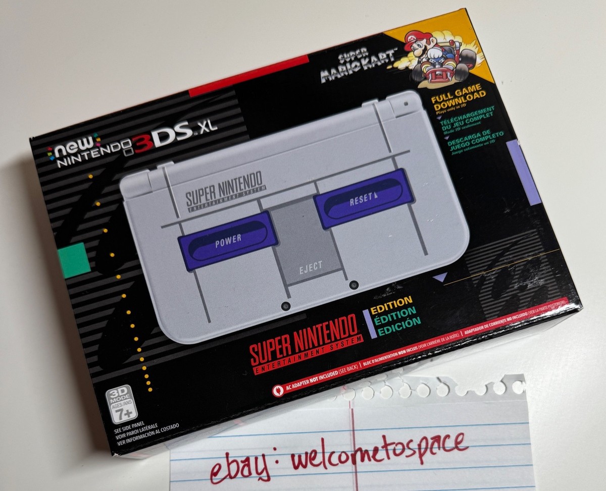 Nintendo New Nintendo 3DS XL SNES Edition Gray 4 GB Handheld