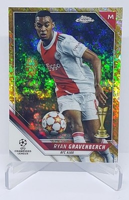 2021-22 Topps Chrome Mini Diamond All Star Rookie Ryan Gravenberch Ajax 50 #72