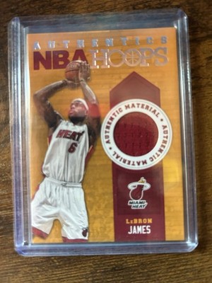 2013-14 NBA Hoops - Authentics Memorabilia LeBron James #18 (MEM)