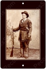 Calamity Jane High Resolution Photo Scan on an 8"x12" Aluminum Sign Made in USA