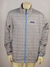 PATAGONIA Men's NANO PUFF JACKET Drifter Grey FLAWS Size XL