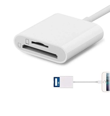 TF/SD-Kartenadapter Kamera-Lesegerät Kartenleser Card Reader für iPad iPhone