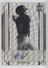 2021 Leaf Metal Draft Silver Wave Ryan Spikes #BA-RS2 Auto 3wd