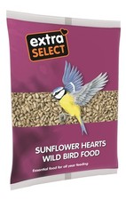 Extra Select Sunflower Hearts Bird Food - Husk-Free, Oil 1 kg (Pack of 1) 13.50 per kilo