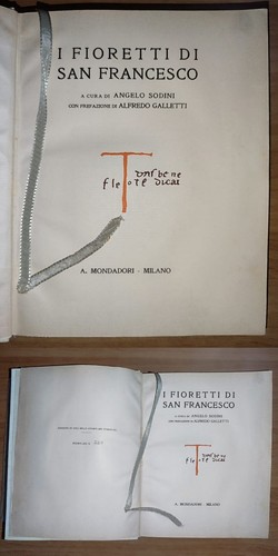 I FIORETTI DI SAN FRANCESCO edizione critica illustrata, limitata numerata. 1925 - Picture 6 of 23