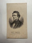 CDV  Rare Jefferson Davis President CSA Civil War Engraving Signed STENTZEL