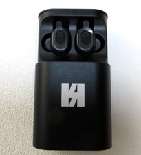 Bluetooth Earbuds with Mic and Wireless Charging Case. Great Sound. Open Box.