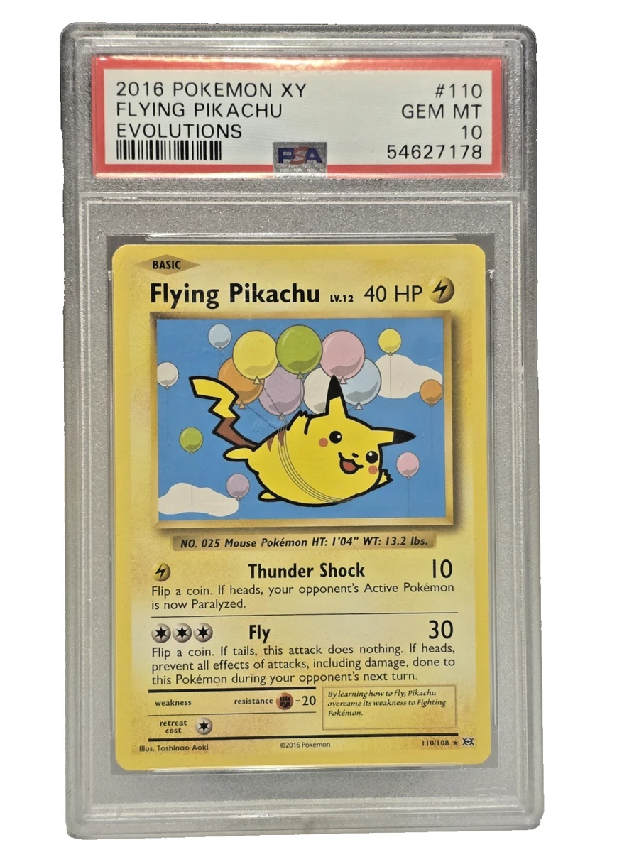 Pikachu Pokémon TCG Grade 10 XY Individual Collectible Card Game