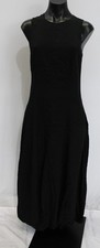 Mango Women's Long Balloon Midi Dress BL1 Black US: 4 EUR: Small UK: 8 NWT